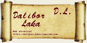 Dalibor Laka vizit kartica